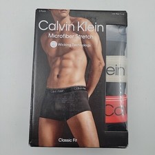 Underwear Calvin Klein Low Rise Trunk Men's 3-Pack Size XL Stretch Classic Fit