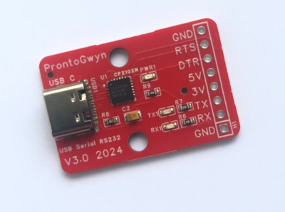 USB C auf RS232 mit RTS und DTR