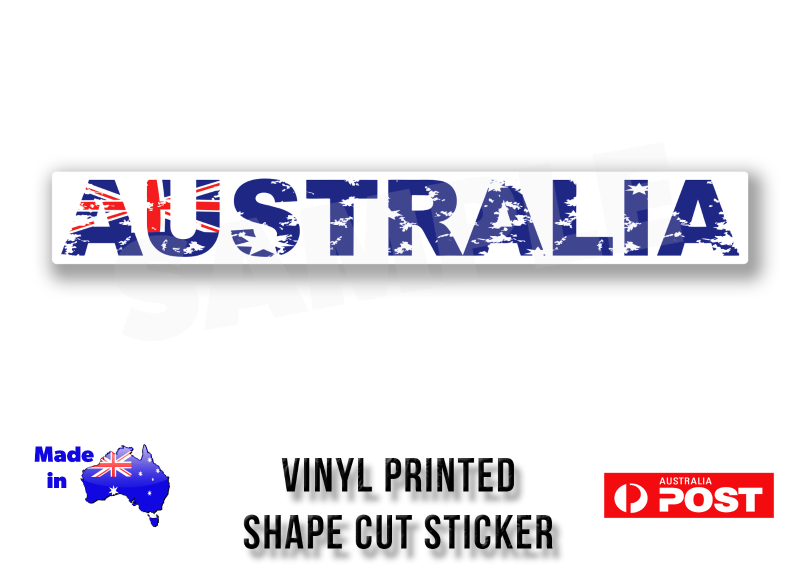 AUSTRALIA Vinyl Print Sticker Oz Car Laptop Aussie ToolBox Bar Fridge ...