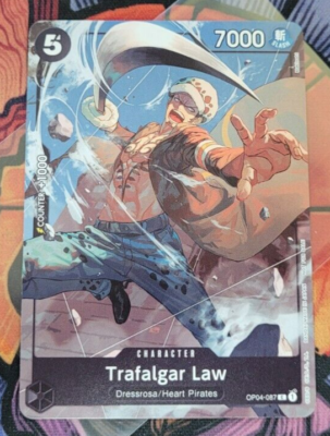 Trafalgar Law OP04-087 Welcome Pack Vol.1 Tournament Promo One