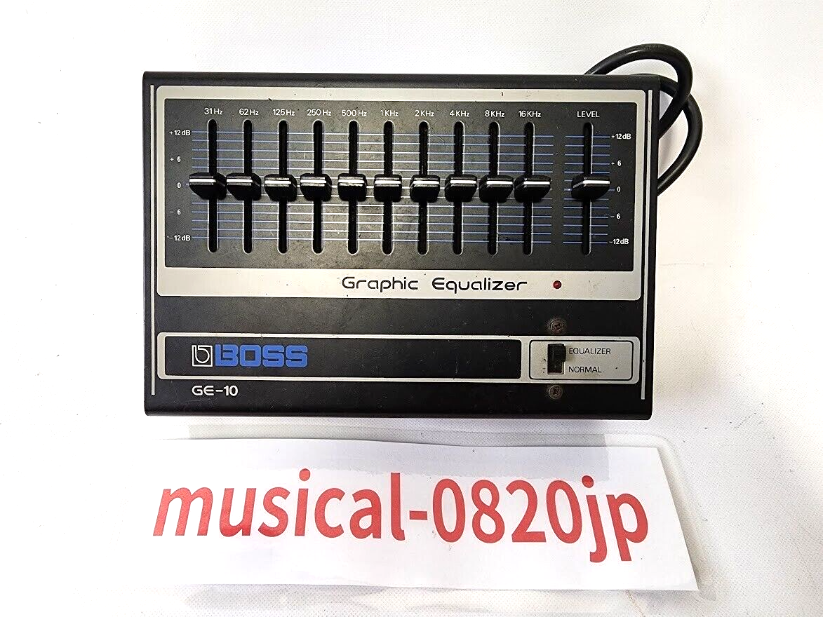 BOSS GE-10 Graphic Equalizer for Musical Instruments | eBay BOSS GE-10 Graphic Equalizer for Musical Instruments | eBay