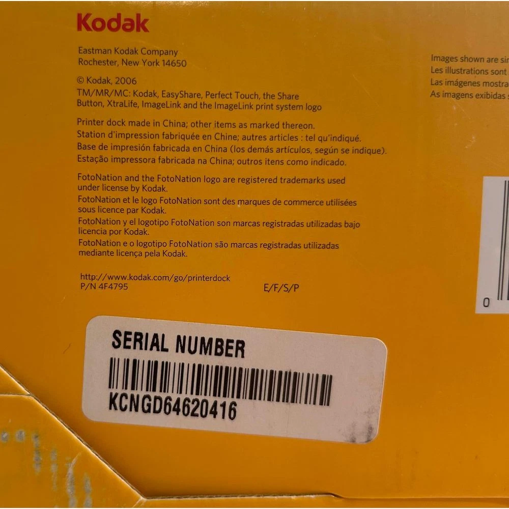 Kodak EasyShare G600 Printer Dock Digital Photo Printer - Portable