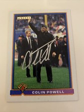 1991 Bowman #533 Colin Powell d.2021 Signed Autographed Baseball Card