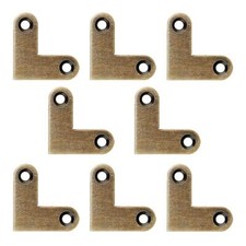 8 Pcs L Shape Flat Corner Bracket Joint Flat Corner Brace Plate Support