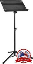 Atril Partituras Para Musica De Partitura Stand Plegable Portatil Soporte Kit US