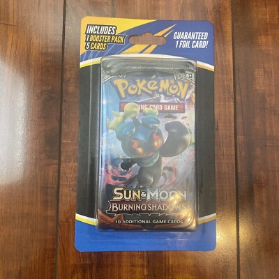 burning shadows booster box ebay Pokemon Sun And Moon Burning Shadows Blister Pack (1) Booster pack + 5  Cards!
