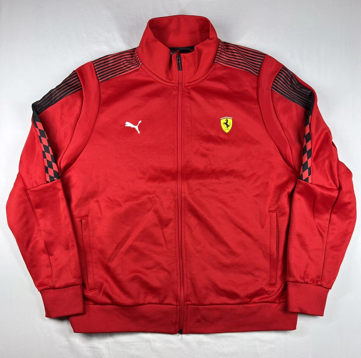 Puma ferrari red track jacket online