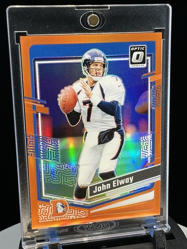 2023 Panini Donruss Optic John Elway Orange Prizm 085/249 Denver Broncos #55 - Picture 2 of 14