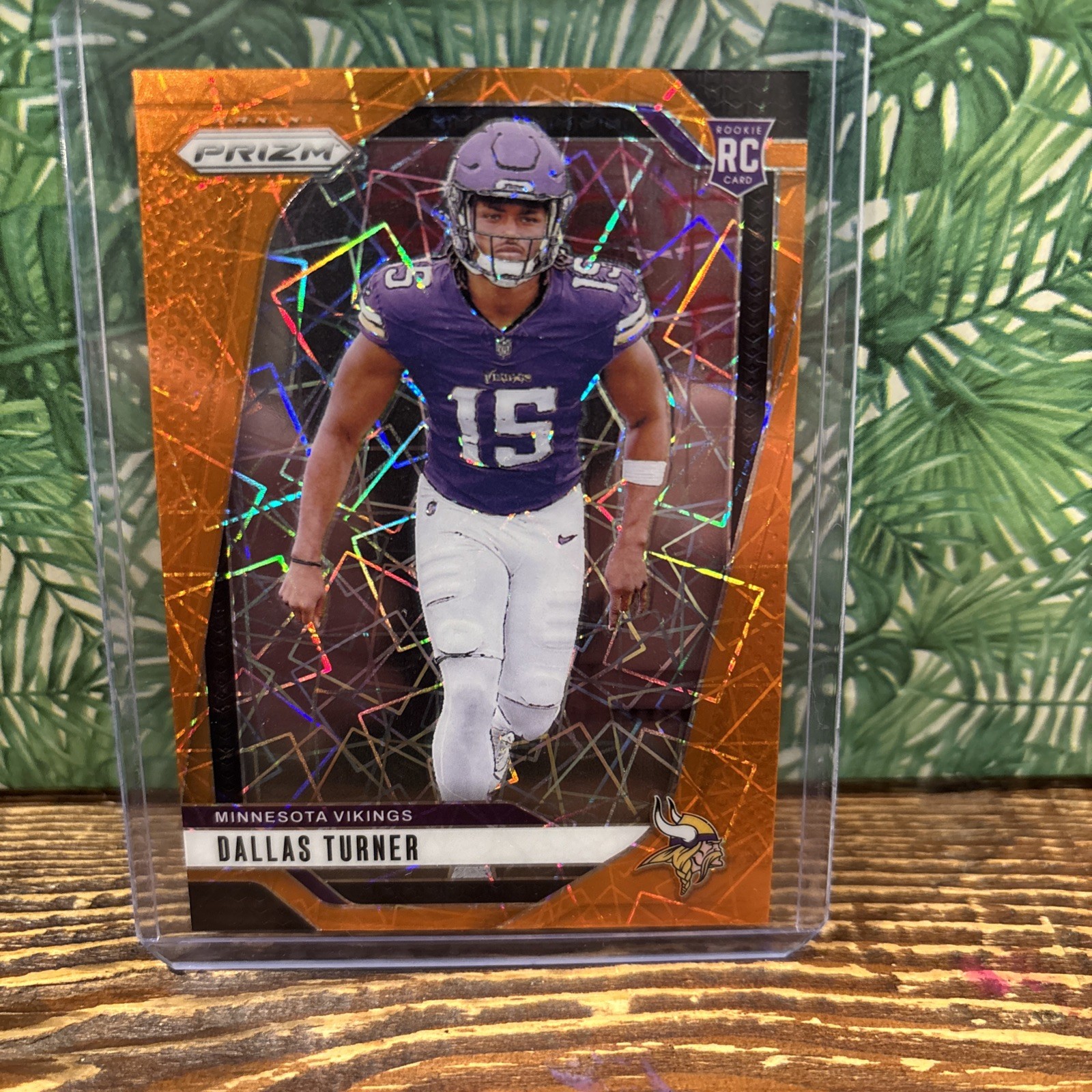 2024 Panini Prizm - Rookies Dallas Turner #324 Orange Ice Prizm (RC)