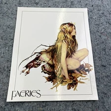 Brian Froud Faeries Postcard 1998 Anniversary Cover Fantasy Art ET0223 8”x10”