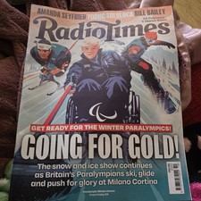 RADIO TIMES WINTER PARALYMPICS  March 2026 TV Magazine A Seyfried Jack Whitehall