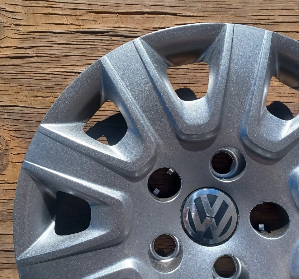 大众 Routan 轮毂盖 2009 年适合 16 英寸车轮 68004559AB 重绘 — 第 2/4 张图片