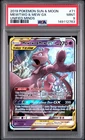 2019 POKEMON SUN & MOON UNIFIED MINDS #71 MEWTWO & MEW GX PSA 9