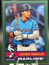 2025 Topps Heritage Javier Sanoja #167 (RC) Green Border