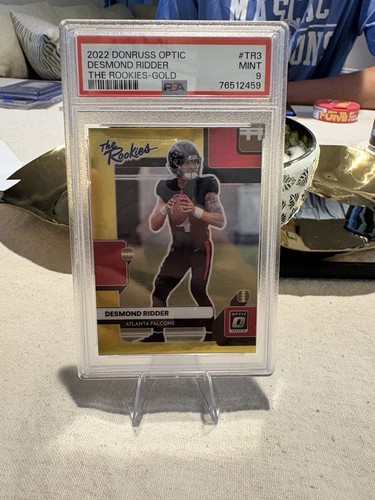 Desmond Ridder [Gold] #TR-3 2022 Panini Donruss Optic The Rookies card