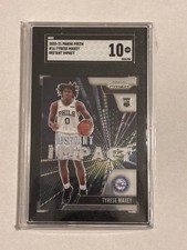 2020-21 Prizm TYRESE MAXEY RC #16 SGC 10 Instant Impact 