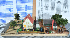 Mamos HO/OO Garden Centre, Cafe & Vegetable Stall Diorama. 39x20x12cm