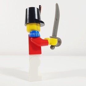 Lego Imperial Soldier Minifigure Shako Redcoat Pirates 6239 pi104