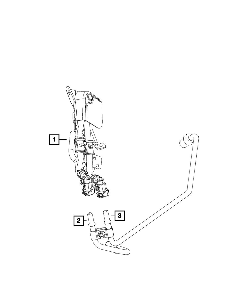 Genuine Mopar Differential Pressure Sensor 68155263AC