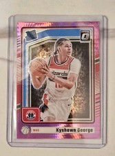 Panini Donruss Optic Pink Hyper Prizm Rated Rookie Kyshawn George #299 Wizards
