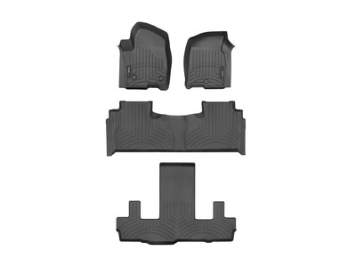 WeatherTech FloorLiner for 2021-2024 Cadillac Escalade ESV - Full Set, Black