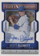 2014 Panini Elite Extra Edition Prospects 11/50 Scott Blewett #36 Auto tv5