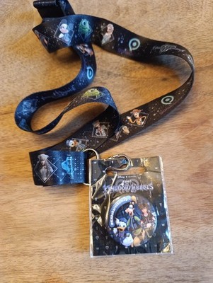 Kingdom Hearts III 3 Promo Lanyard Schlüsselband Gamescom 2018 Mit Pin Button
