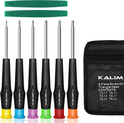 Triangle Head Screwdriver Set, 6 PCS for Electronic Equipment & Toy Repair (TA1.