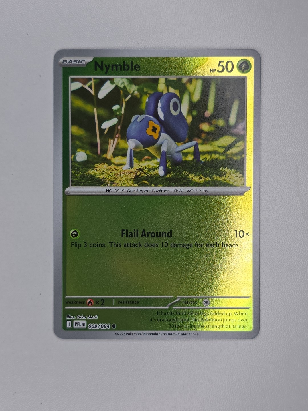 Nymble 009/094 Me02: Phantasmal Flames Reverse Holo