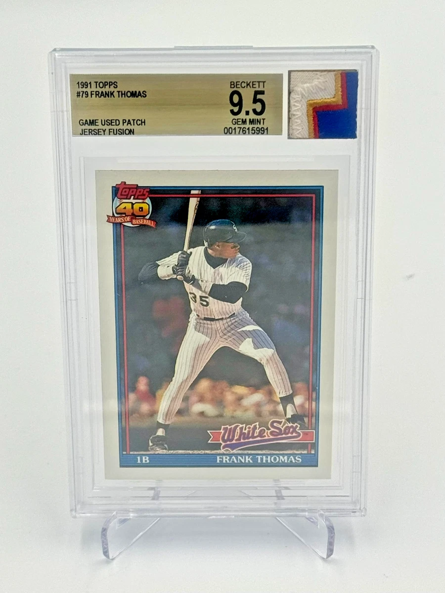 Carte Rookie Autographiée Frank Thomas 1990 Topps #414B - Notée BGS 10 - Authentique