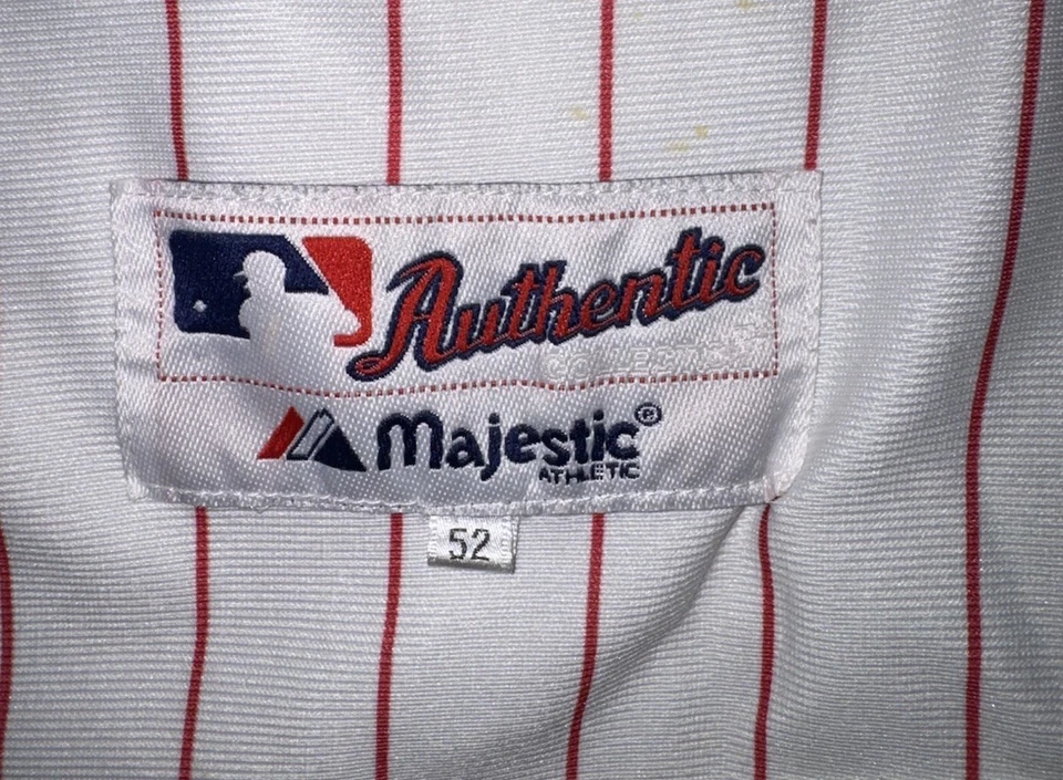 Camiseta Majestuosa Vintage Philadelphia Phillies Ryan Howard Serie Mundial 2008 Foto 3 de 4