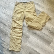 REI Co-op Boys Large 14/16 Convertible Hiking Pants Brown Zip Off Cargo Outdoors