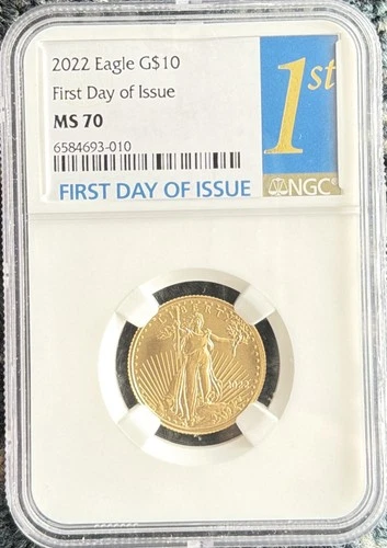 2022 American Gold Eagle 1/4 oz — photo from the most recent tracked eBay sale