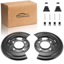 924-212 Rear Brake Dust Shield Backing Plates For 2000-2005 Ford Excursion Fo...