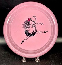 9" Leaping Eloise Frisbee  Pink Disc