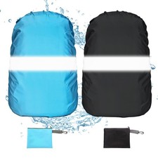 BDSHUNBF 2 Pezzi Parapioggia per Zaino, Coprizaino Impermeabile, Copri