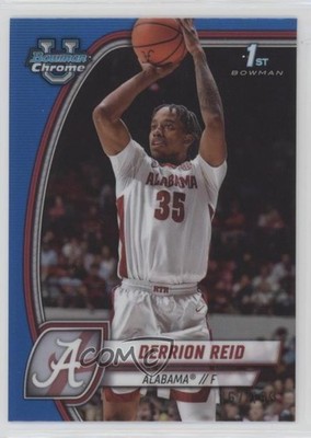 2024-25 Bowman U Chrome Blue Refractor 167/199 Derrion Reid #20 05zk