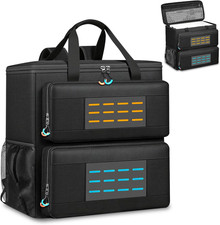 Computer Desktop Tower Carrying Case with Padded Protection Multiple Pockets,