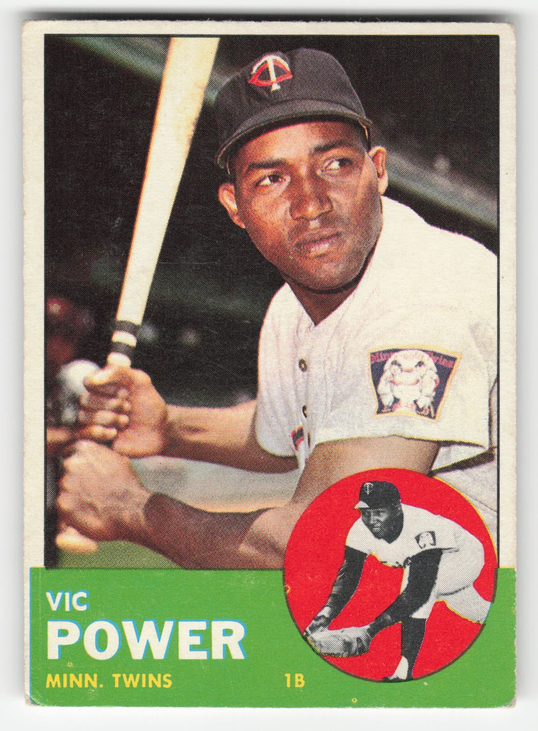 Vic Power 1963 Topps #40 Minnesota Twins VG