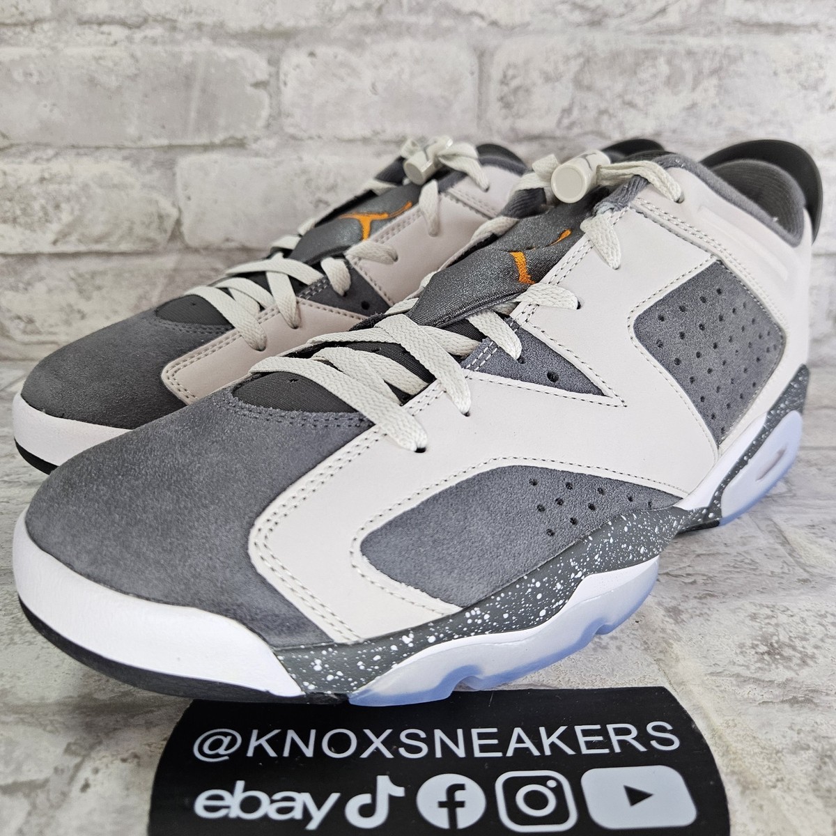 Nike Air Jordan Retro Low PSG Light Bone Magma Orange DZ4133 008 Men's  Size 13