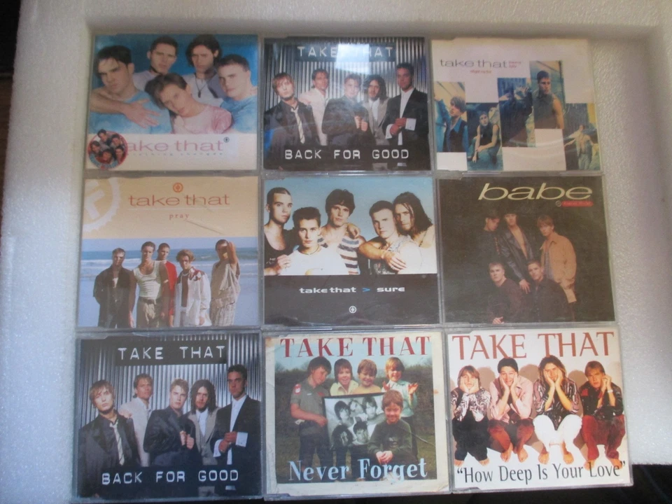 Top MAXI CD Sammlung RAR ! 9x TAKE THAT auch seltenes dabei siehe Liste - Bild 2 von 2