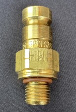 PARKER BPDFS357Y QUICK HYDRAULIC COUPLING NIPPLE BRASS FITTING