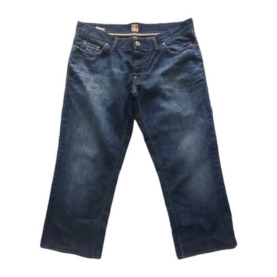 Boss Orange Ocean Jeans Herren W40 L27 Blau Denim 100% Baumwolle Straight Button Fly