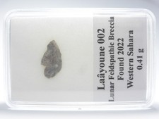 0.41 g Laâyoune 002 Lunar Meteorite Feldspathic Breccia