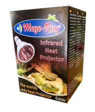 MegaRay Infrared IR Heat Projector 60W PAR30 E26 Reptile Vivarium Terrarium Warm