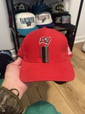 Vintage 90s Tampa Bay Buccaneers Logo Athletic Pro Line Strapback Hat Cap NFL