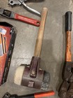 Vintage Hand Tools Lot Wrenches Hammer Mallet Rivet Tools + Plastic Welder Kit — photo 4