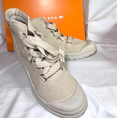 Women's 9.5 ~Rocket Dog Piper Lace Up Canvas Ankle Boot Hi-Top Trainers