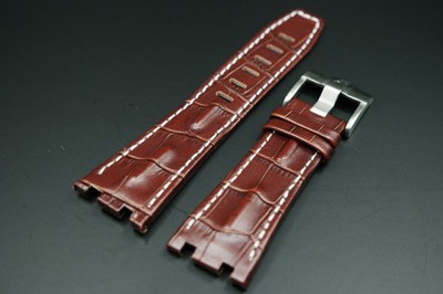 28mm genuine leather watch straps compatible with AP audemars piguet royal oak