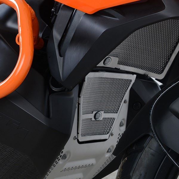 R&G Downpipe Grilles Titanium KTM 790 Adventure 2019 - 2022